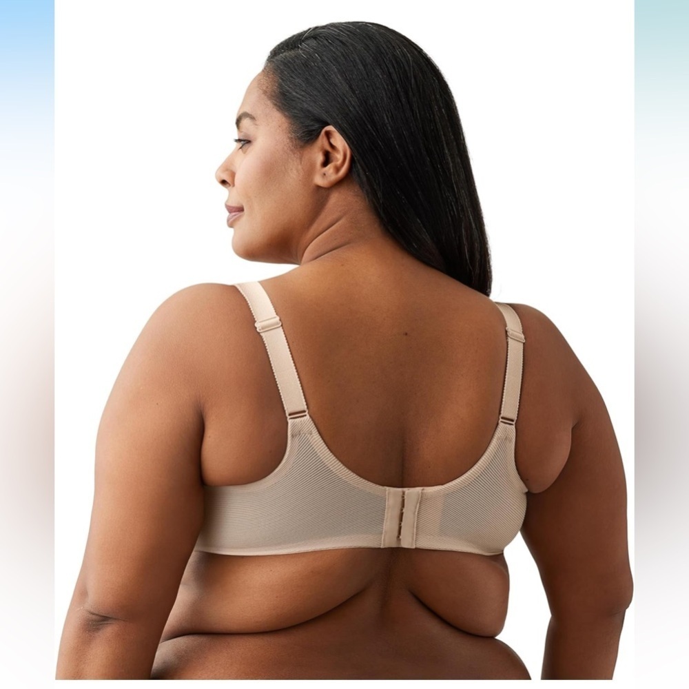 2 Wacoal Bras 40G Cream and Taupe Lace Unlined Bras - Picture 15 of 16